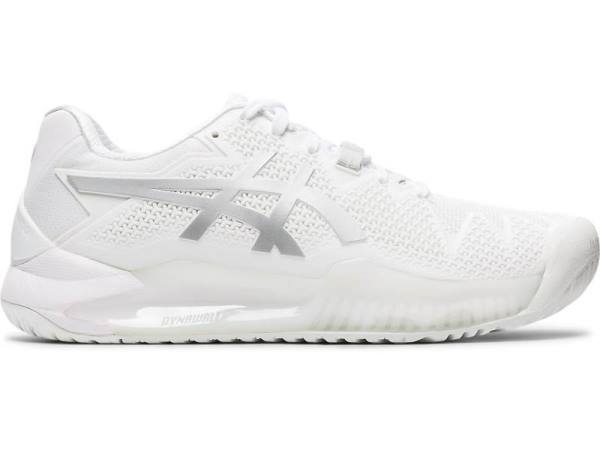 Asics Tennisschoenen Dames, GEL-RESOLUTION Wit/Zilver - Asics Vintage | B3159764-LP